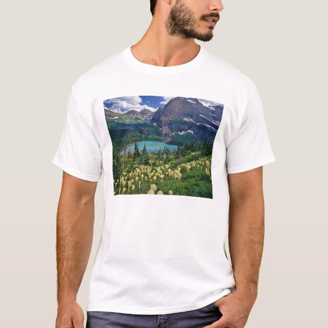 Beargrass above Grinnell Lake in the Many T-Shirt (Front)