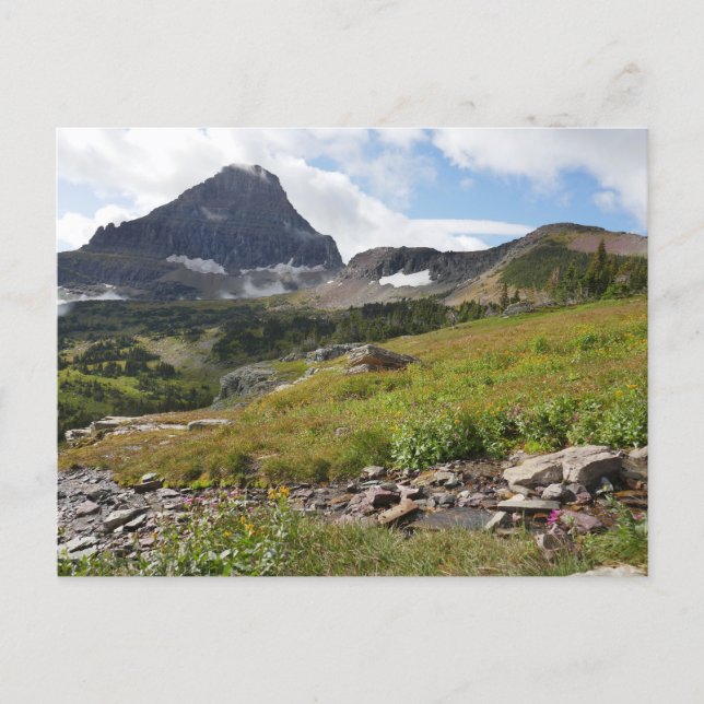 Bearhat Mountain and Glacial Stream Postcard (Front)