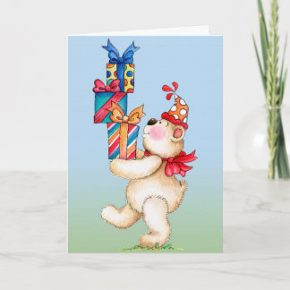 Bearing Birthday Gifts - Greeting Card