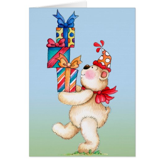 Bearing Birthday Gifts - Greeting Card (Front)