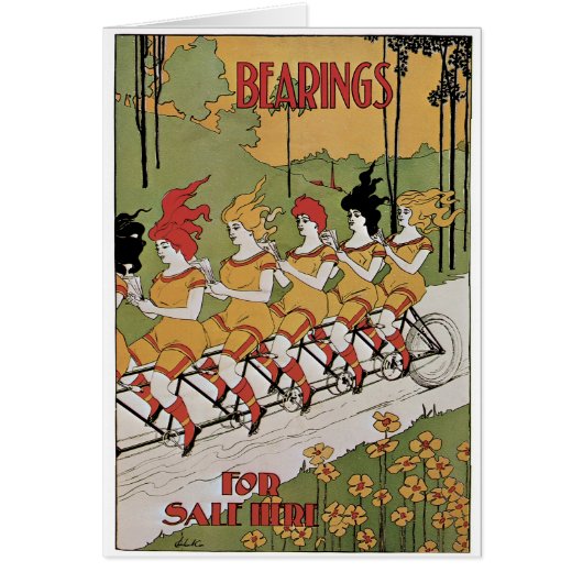 Bearings Bicycle Poster Cards (Front)