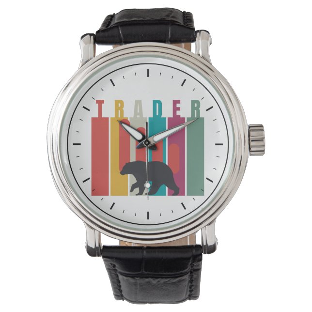 Bearish market | Trader | Simple design Watch (Front)