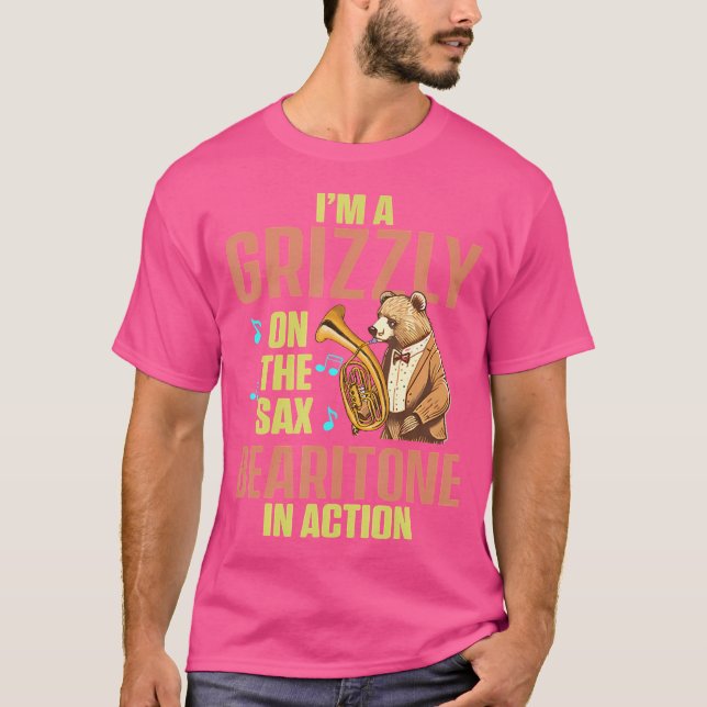 Bearitone Bear Baritone Brass Musicians Orchestra  T-Shirt (Front)