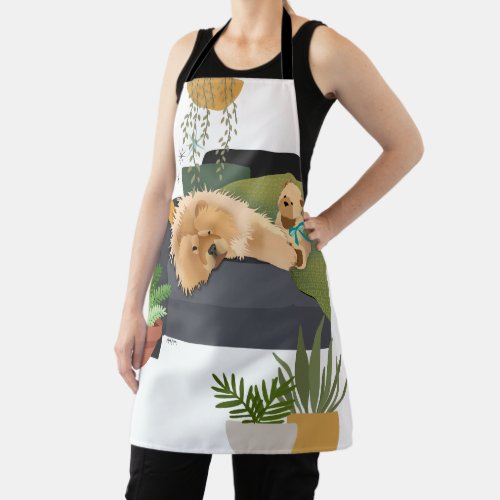 BEARLY AWAKE _ CHOW apron