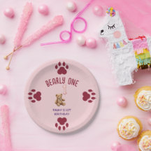 Bearly One | Brown Teddy Bear First Birthday