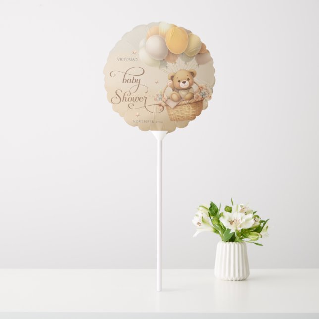 Bearly wait baby shower  balloon (In SItu)