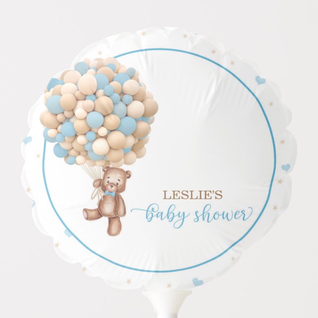 Bearly Wait Baby Shower Balloon Custom (Front)