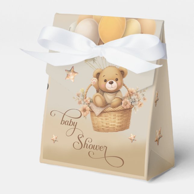 Bearly wait baby shower  favor boxes (Front Side)