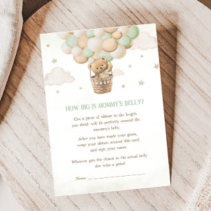 Bearly Wait Baby Shower How Big Mommys Belly Game