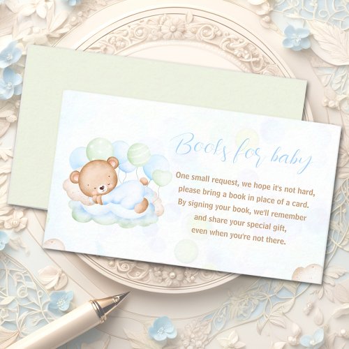 Bearly Wait Baby Shower Oh Boy Books For Baby Card