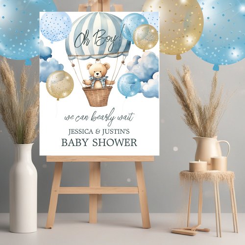 Bearly Wait Baby Shower Welcome Sign