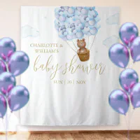 boy baby shower backdrop