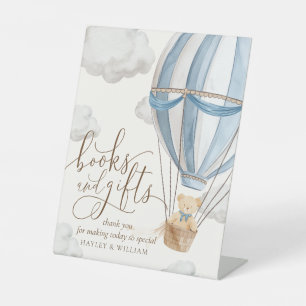 Bearly Wait Books and Gifts Baby Shower Pedestal Sign