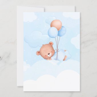 Bearly Wait Boy Baby Shower Invitation | Zazzle