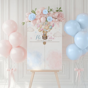 Bearly Wait Gender Reveal Bear Guess the Gender Foam Board