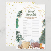 Bearly Wait Happy Camper Wishes for Baby CardBearl (Front/Back)