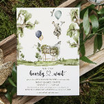 Bearly Wait Heart Sip & See Boy Baby Shower Invitation<br><div class="desc">Oh, my darling dear, welcome to a world of pure whimsy and wonder! Imagine a scene of frolicking forest creatures, where the trees sway gently in the breeze, and the leaves rustle softly underfoot. It's a sip and see baby boy baby shower, where you'll be enveloped in the magic of...</div>