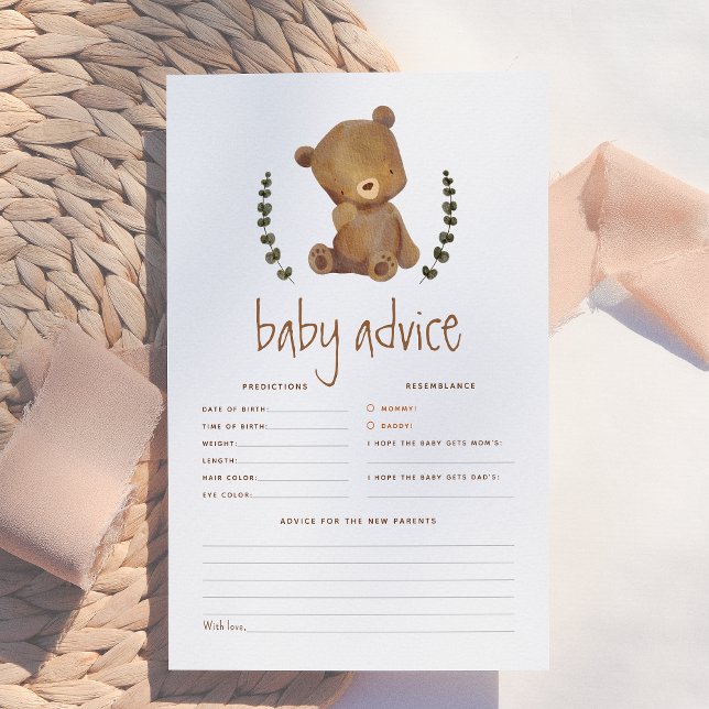 Bearly Wait Leaves Baby Prediction & Advice Game (Creator Uploaded)