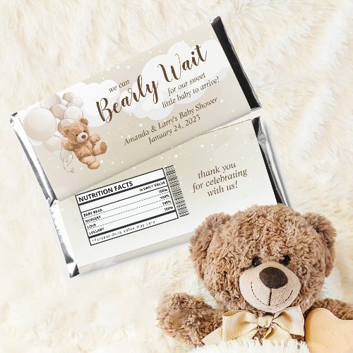 Bearly Wait Neutral Teddy Bear