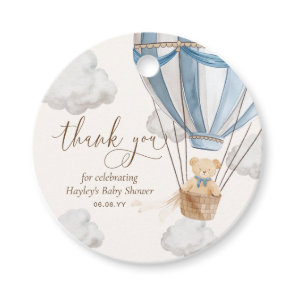 Bearly Wait Teddy Bear Thank You Baby Shower Favor Tags
