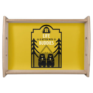 Bears And Beer Canada Serving Tray