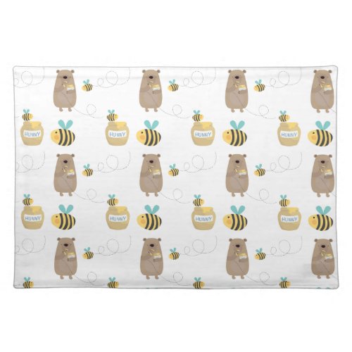 Bears and Bees Cloth Placemat