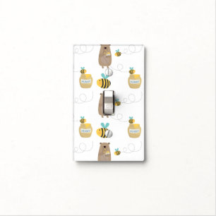 Bears and Bees Light Switch Cover