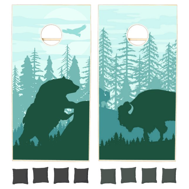 Bears and Buffalos  Cornhole Set (Set)