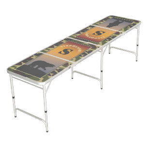 Bears and Camo Pong Table