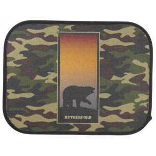 Bears and Camo set of Car Floor Mat