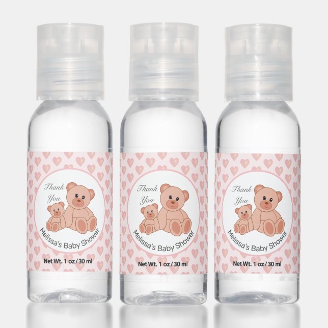 Bears and Heart Pattern Hand Sanitizer (Set)