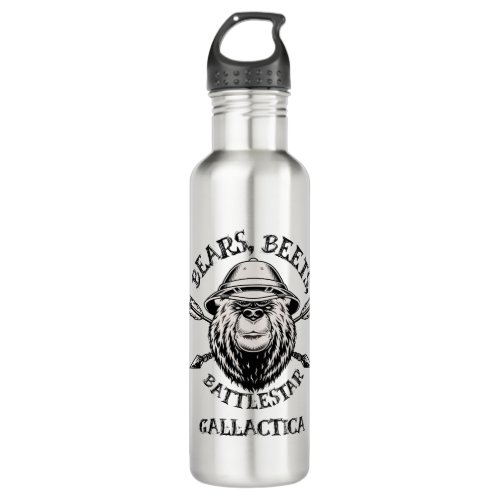 Bears beets battlestar gallactica stainless steel water bottle