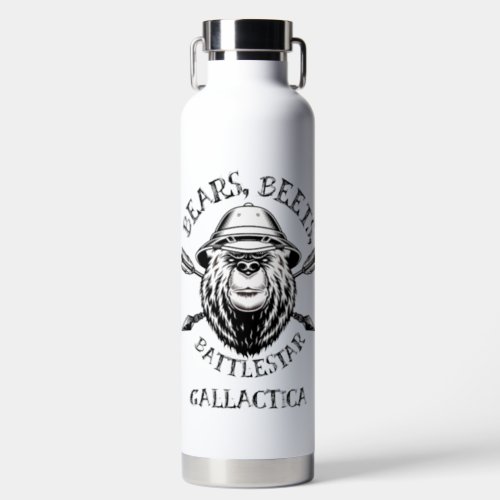 Bears beets battlestar gallactica water bottle
