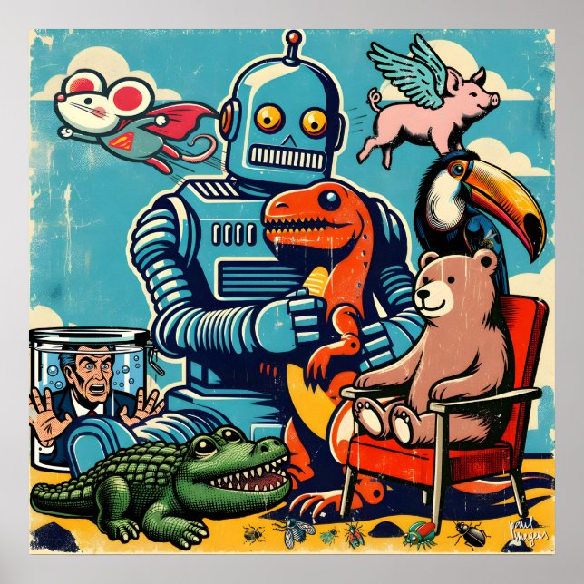 'Bear's birthday' Poster (Front)