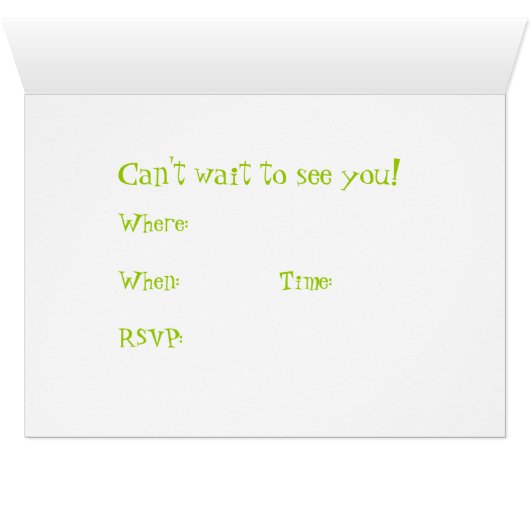 Bears, Come to a party ! (Inside Horizontal (Bottom))