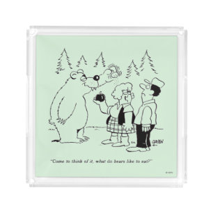 Bears Dinner Acrylic Tray