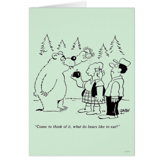 Bears Dinner Cards (Front)