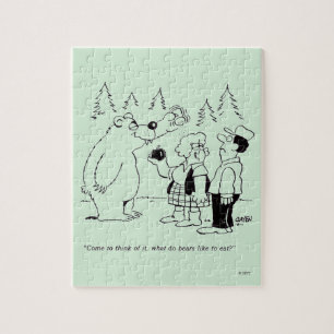 Bears Dinner Jigsaw Puzzle
