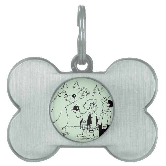 Bears Dinner Pet ID Tag (Front)
