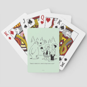 Bears Dinner Poker Cards