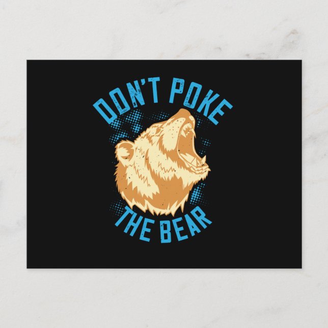 Bears - Don't Poke The Bear Postcard (Front)