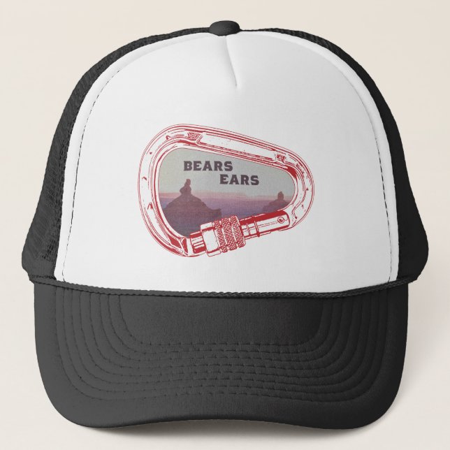 Bears Ears Climbing Carabiner Trucker Hat (Front)