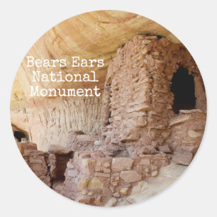 Bear's Ears National Monument Classic Round Sticker