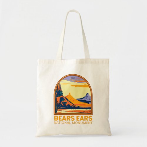 Bears Ears National Monument Utah Retro  Tote Bag