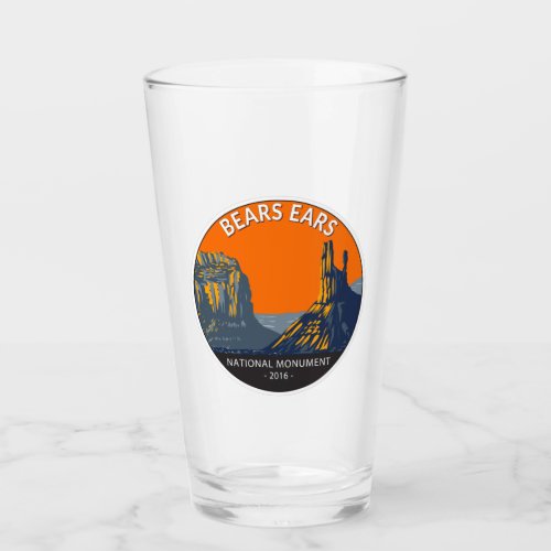 Bears Ears National Monument Utah Vintage Glass