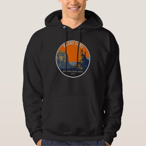 Bears Ears National Monument Utah Vintage  Hoodie