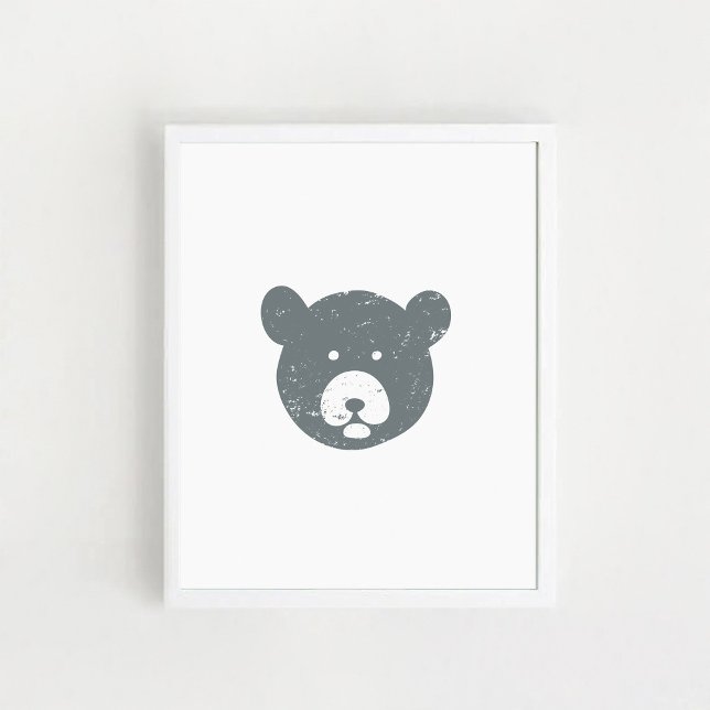 Bear's face poster (Creator Uploaded)