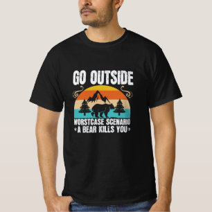 Bears - Go Outside Worst Case Scenario T-Shirt