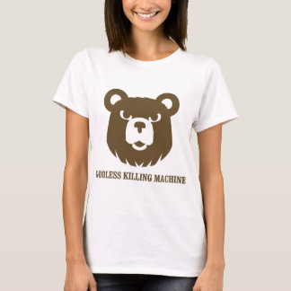 bears godless killing machines humor funny tshirt