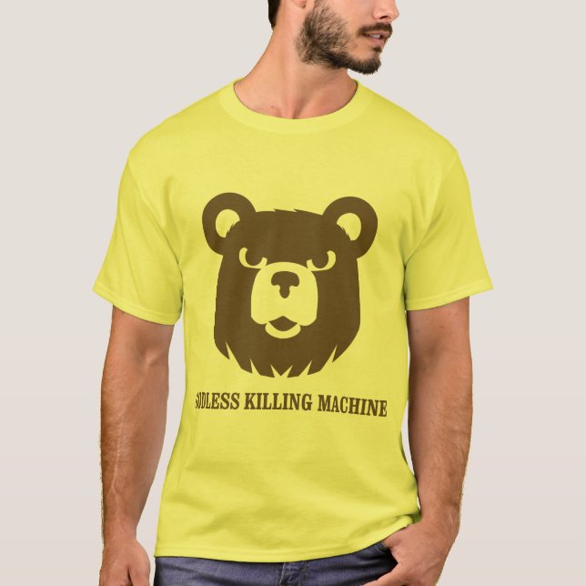 bears godless killing machines humor funny tshirt (Front)